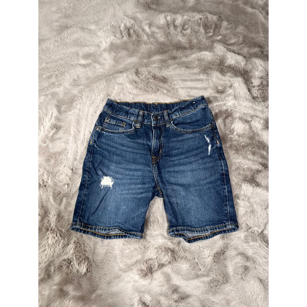 H&M Girls Kids Distressed Denim‎ Shorts Summer Casual Bermuda Style size 10